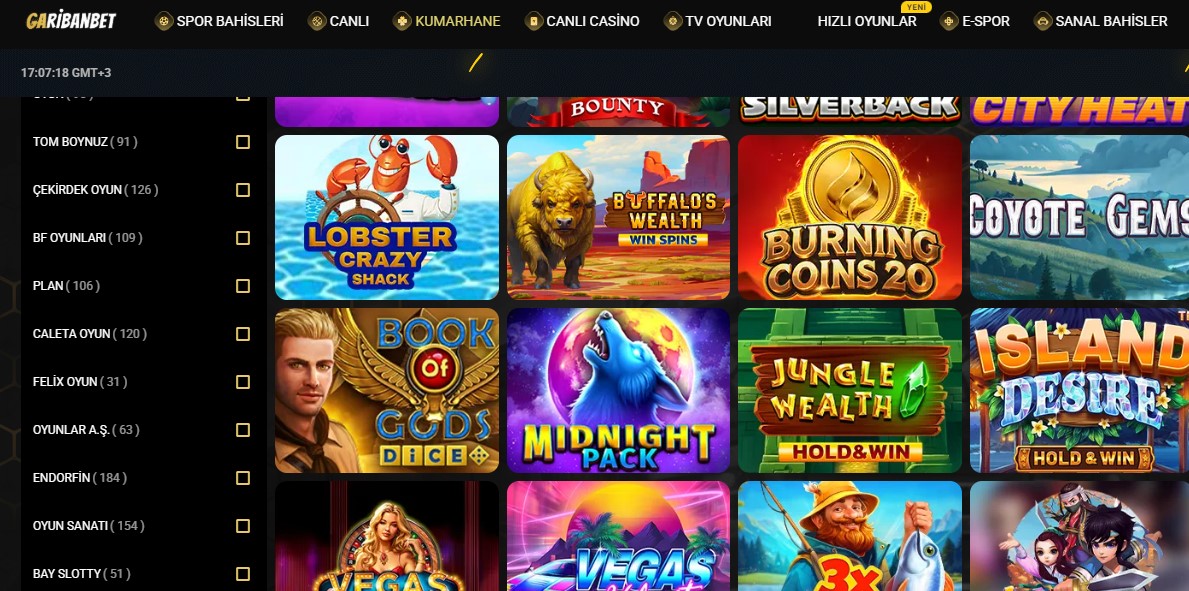 Garibanbet Giriş Sayfası