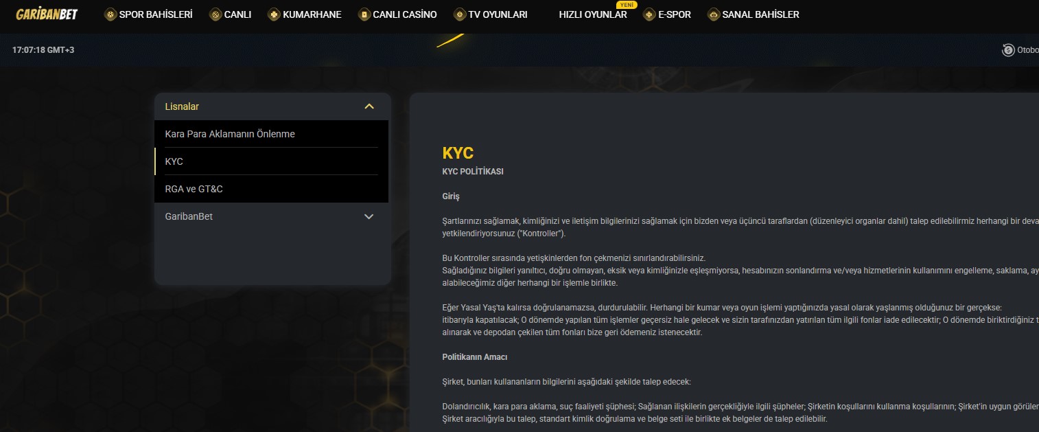 Garibanbet İnstagram